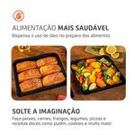 Fritadeira air fryer oven mondial afon-12l-fg 12l digital 2000w cinza