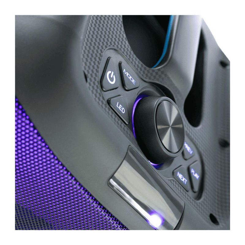 Caixa Amplificada Multiuso Lumi Tower 670 TWS 670W RMS com Bluetooth V 50 USB Micro SD Aux P2 P10
