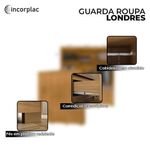 Cômoda 4 Gavetas New E Guarda Roupa Casal Londres Carvalho Americano Tx -incorplac