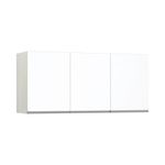 Maleiro Ponte Casal 3 Portas 145Cm Crema Com Branco Mat