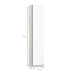 Guarda-Roupa Sapateira 50Cm Prime Plus Legno Crema C/ Branco