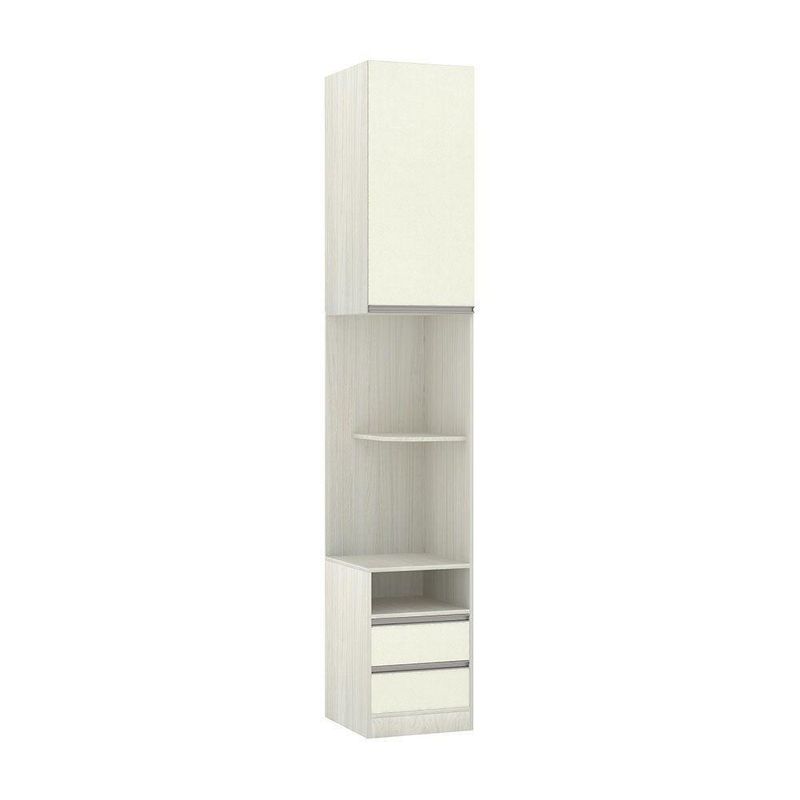 Mesa De Cabeceira Direito Prime Plus Legno Crema Com Kashmir