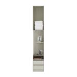 Mesa De Cabeceira Direito Prime Plus Legno Crema Com Kashmir