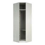 Guarda Roupa 83,8cm 5 Prateleiras 1 Cabideiro Legno Crema
