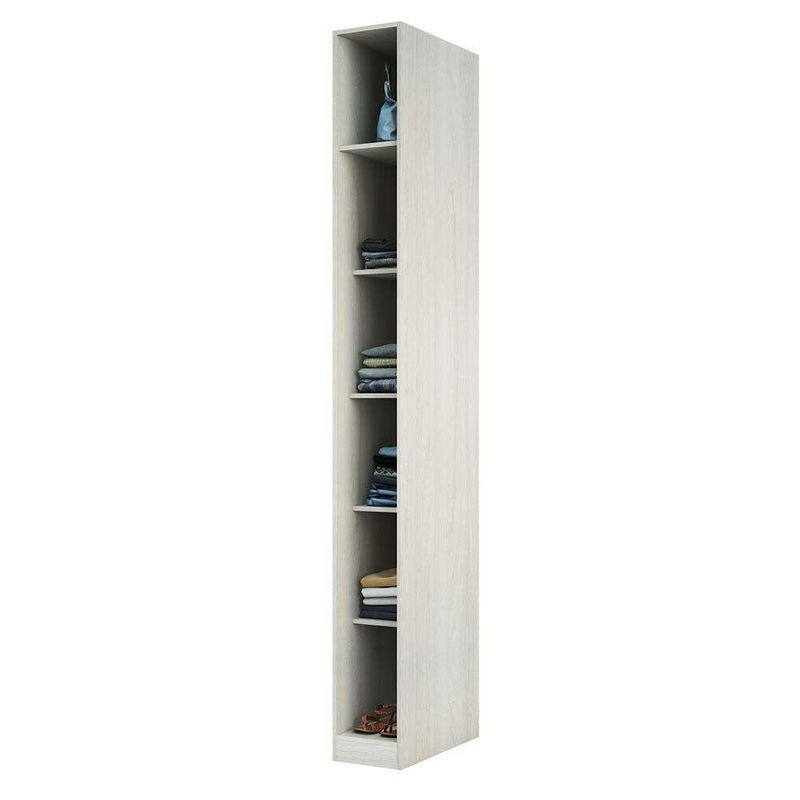 Guarda Roupa Closet 25,3cm 5 Prateleiras Legno Crema