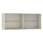 Maleiro Casal 4 Portas 165 Cm Crema Com Nogueira Dourado