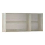 Maleiro Ponte Casal 3 Portas 145Cm Crema C/ Dourado