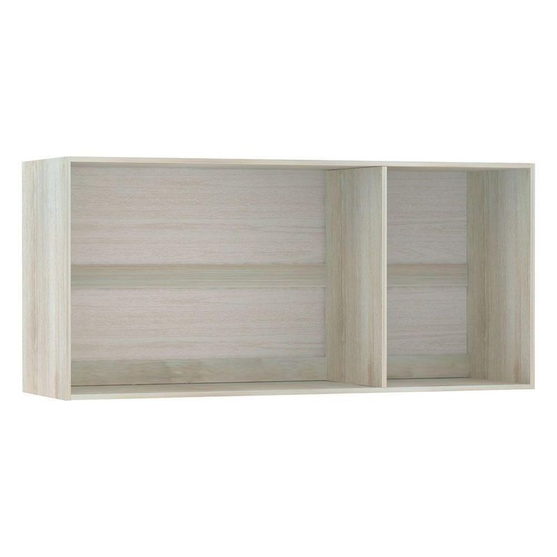 Maleiro Ponte Casal 3 Portas 145Cm Crema C/ Dourado