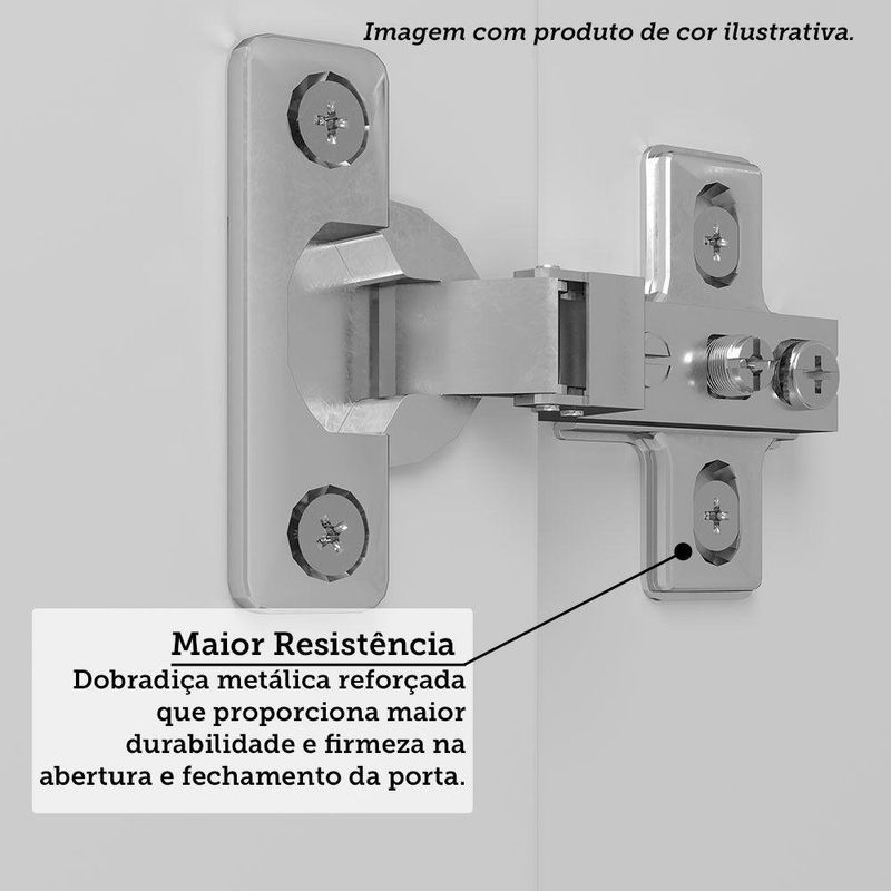 Mesa De Cabeceira Alta 1 Porta 1 Gaveta 38cm Veneza Luciane Móveis Avelã Pf/cinza Supremo Pf
