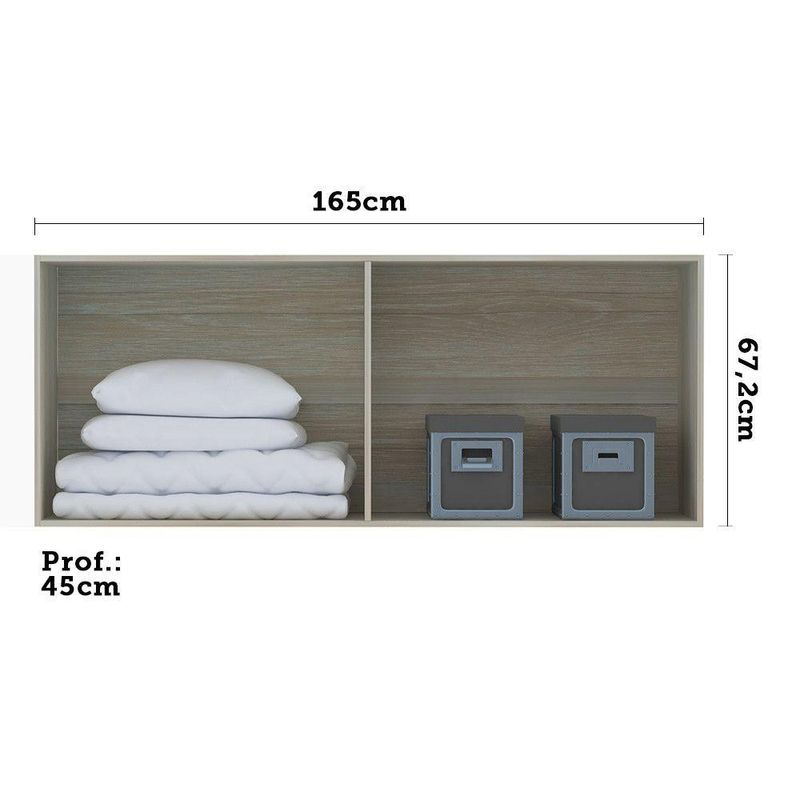 Maleiro Casal Luciane 4 Portas Prime Plus 165 Cm Verde Jade