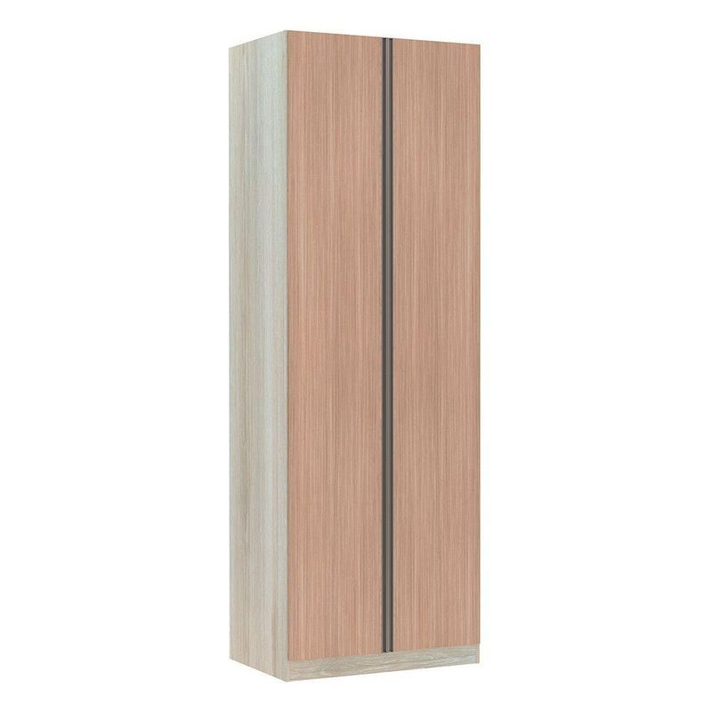 Guarda Roupa Prime Plus 2 Portas 3 Gavetas Cumaru MDP Luciane