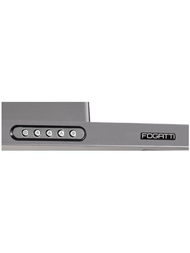 Coifa De Parede 90cm Retangular Duto Slim Fogatti Inox 220V