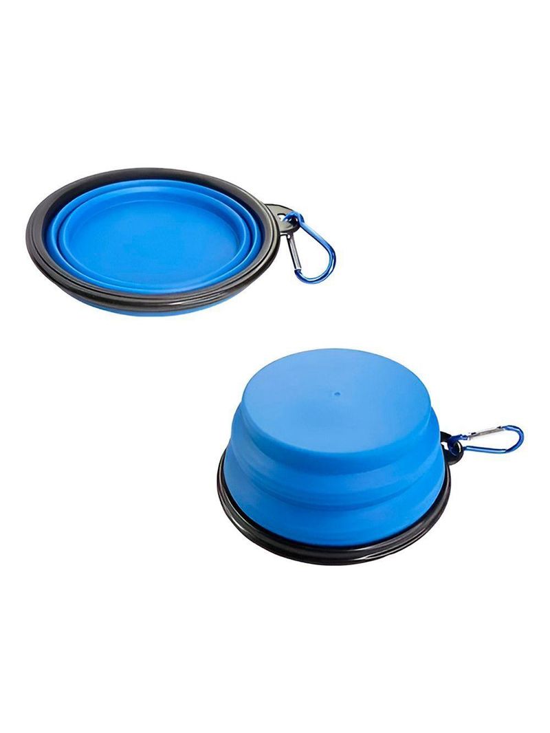 Comedouro Bebedouro Dobrável Com Gancho Portátil Pet - Praticidade E Conforto Em Todas As Aventuras amarelo