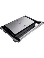 Mini grill elétrico oster ogrl230 2 em 1 com abertura 180° - inox