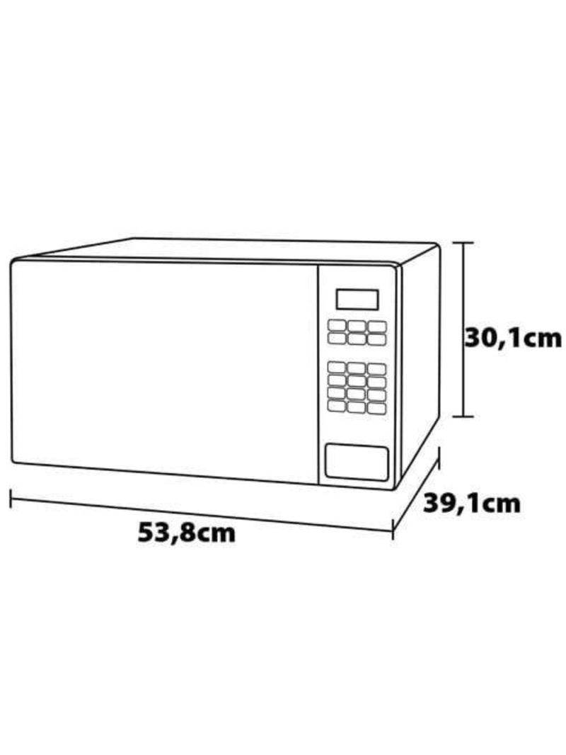 Forno de micro-ondas brastemp bms46ar alta capacidade com 18 receitas pré-programadas 32l - prata