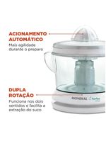 Espremedor de frutas mondial turbo citrus e-01 - branco
