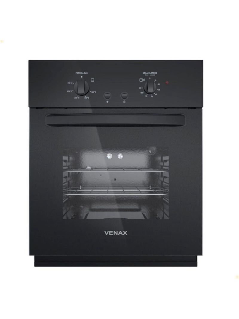 Forno De Embutir Venax á Gás 50l Totale Nero Giii Glp 220V 26019