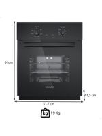 Forno De Embutir Venax á Gás 50l Totale Nero Giii Glp 220V 26019