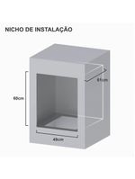 Forno De Embutir Venax á Gás 50l Totale Nero Giii Glp 220V 26019