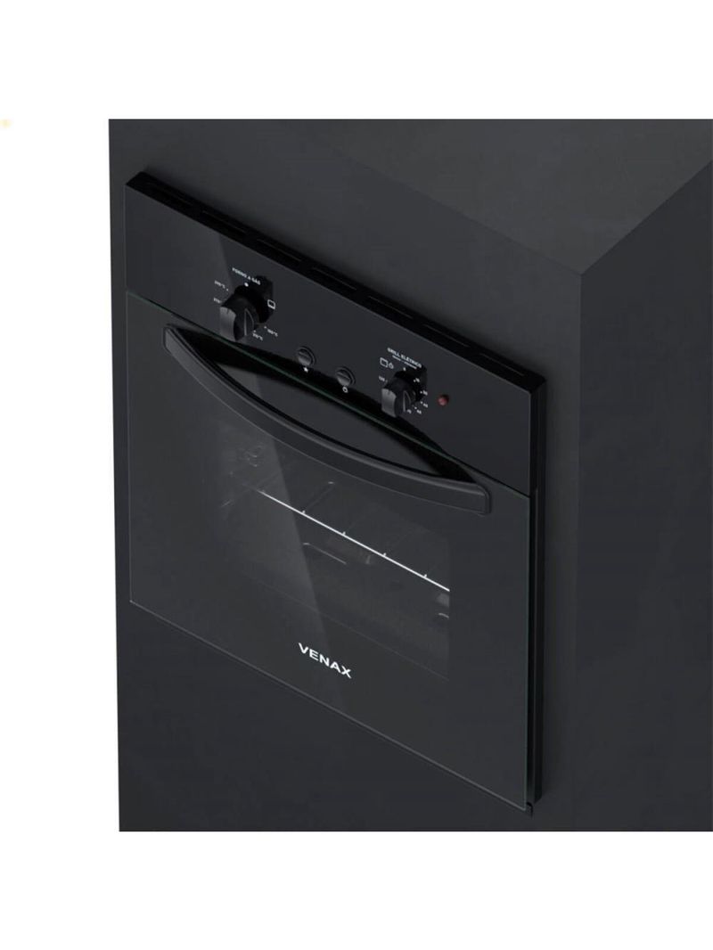 Forno De Embutir Venax á Gás 50l Totale Nero Giii Glp 220V 26019
