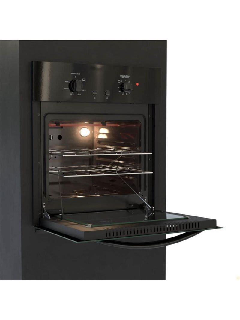 Forno De Embutir Venax á Gás 50l Totale Nero Giii Glp 220V 26019