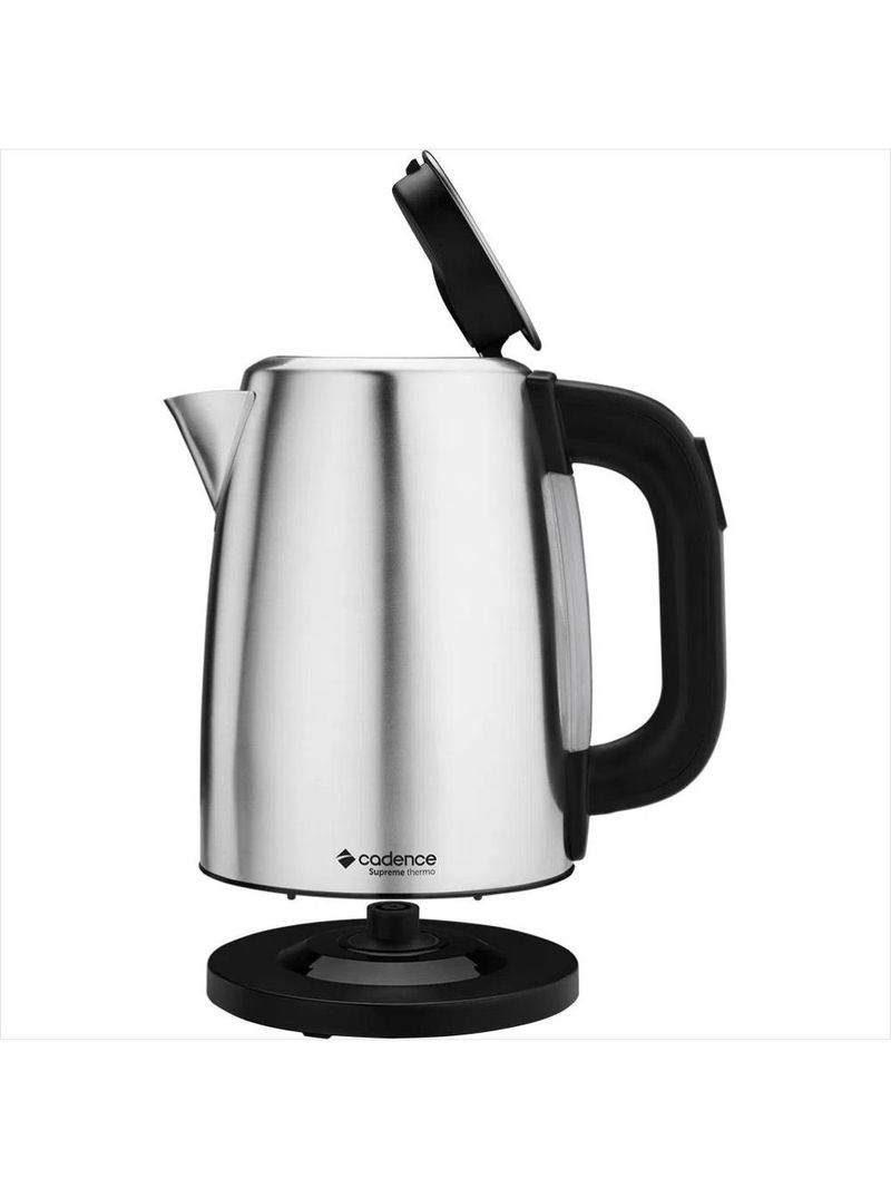 Chaleira elétrica cadence supreme control inox 17 litros 127 volts - 1 unidade