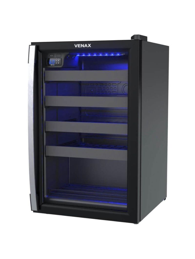Adega Venax Piubella Cave 100l Preto Fosco 220V