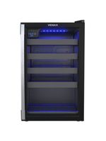 Adega Venax Piubella Cave 100l Preto Fosco 220V