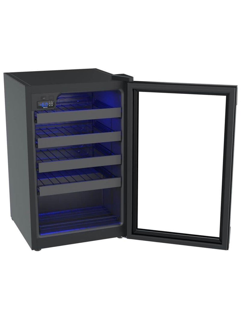 Adega Venax Piubella Cave 100l Preto Fosco 220V