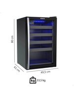 Adega Venax Piubella Cave 100L Preto Fosco 110V 7831