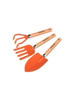Conjunto 1 Para Jardinagem 3 Peças Laranja