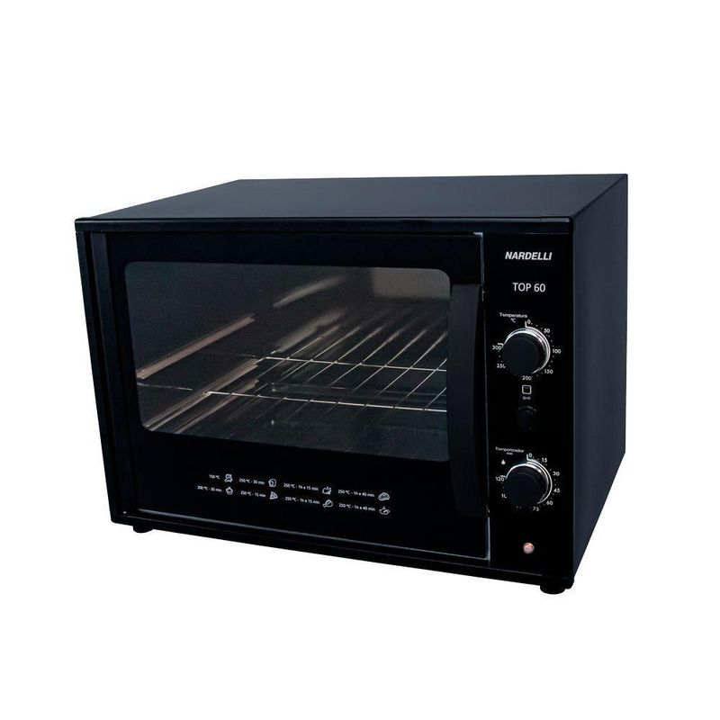 Forno Eletrico Nardelli 60L Top 60 1750W Preto 110V