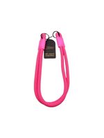 Coleira De Corda Dupla Rosa 65cm Resistente Acqua Wave