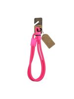 Coleira De Corda Dupla Rosa 65cm Resistente Acqua Wave