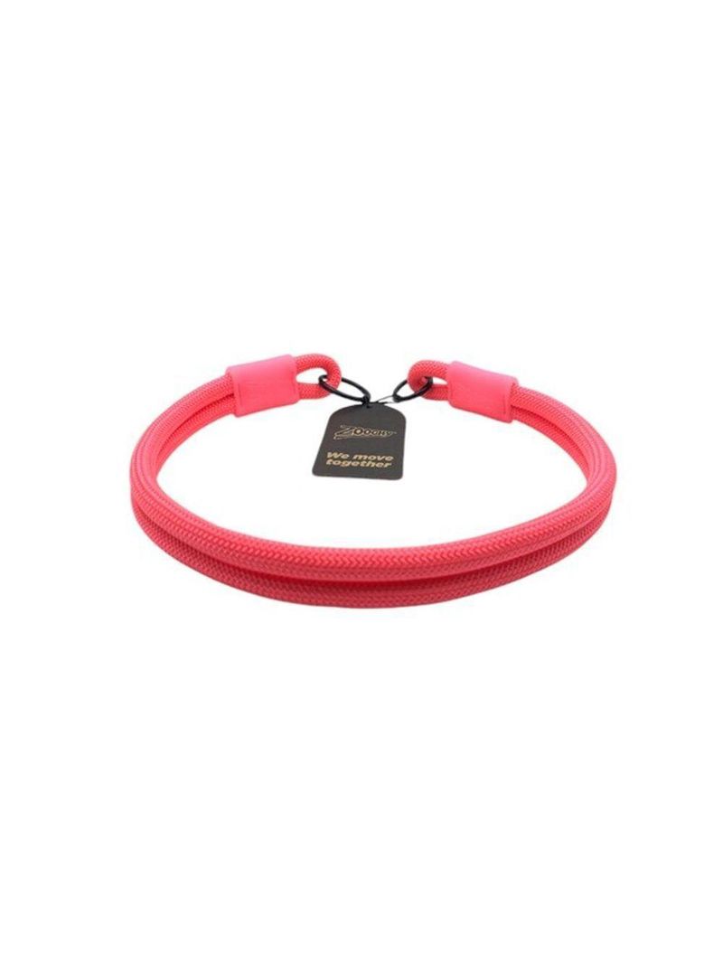 Coleira De Corda Dupla Rosa 65cm Resistente Acqua Wave
