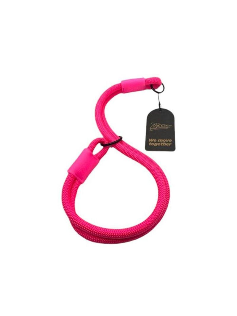 Coleira De Corda Dupla Rosa 65cm Resistente Acqua Wave