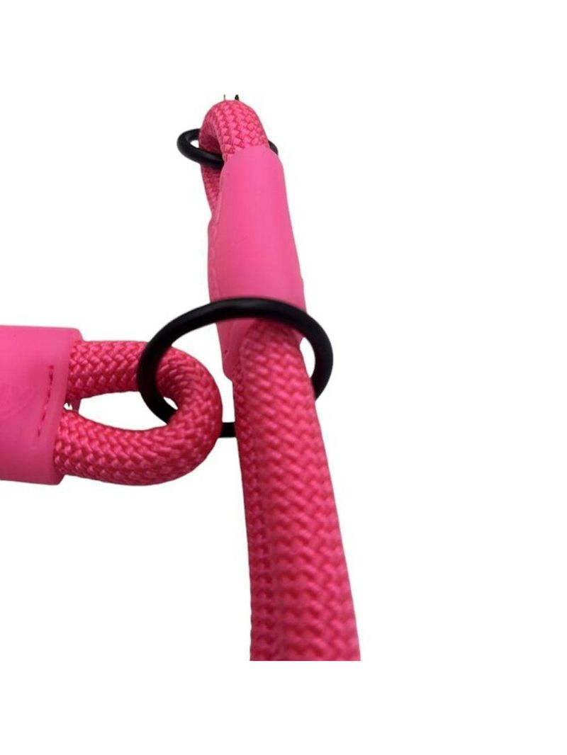 Coleira De Corda Dupla Rosa 65cm Resistente Acqua Wave