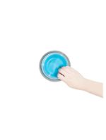 Comedouro Inox Prestige Azul 210ml - Resistente E Antiderrapante