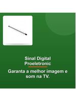 Antena Digital Black Externa Proeletronic 38e Prohd 1300db