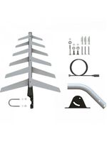 Antena Externa Tv 2 Em1 Uhf-hd Full Hd Dtv1500 Aquário