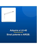 Antena Externa Log Para Tv Aquário Lu-40 40 Elementos