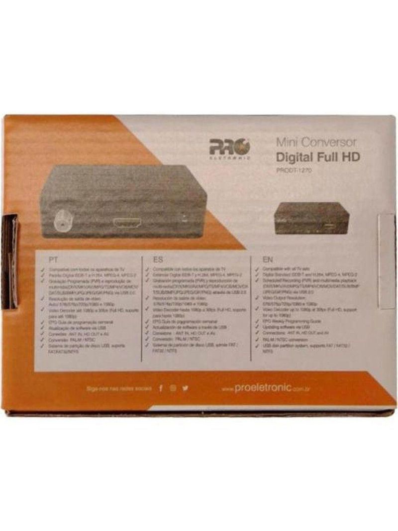 Conversor Digital Proeletronic Prodt1270