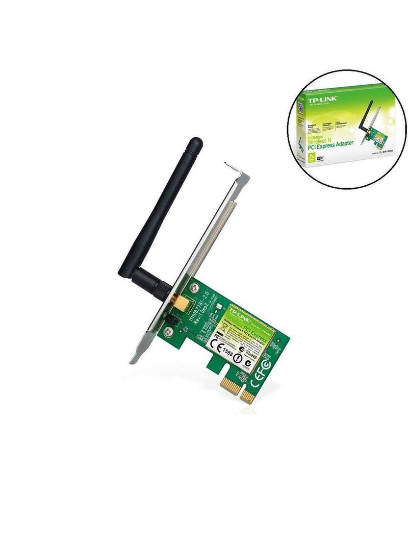 Adaptador Placa Pci Express Wireless Tp-link 150 Mbps