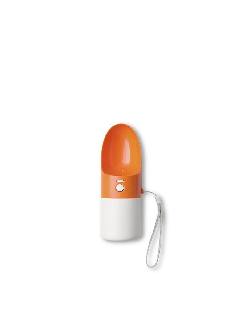 Alimentador Portátil Para Animais Laranja