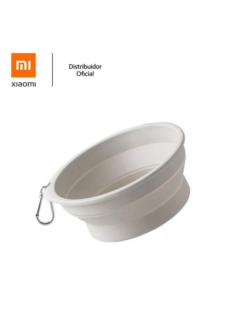 Recipiente Pet Dobravel Tam P Para Comida/Água Cinza