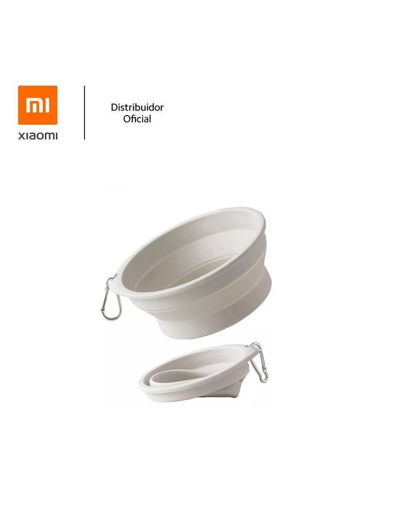 Recipiente Pet Dobravel Tam P Para Comida/Água Cinza