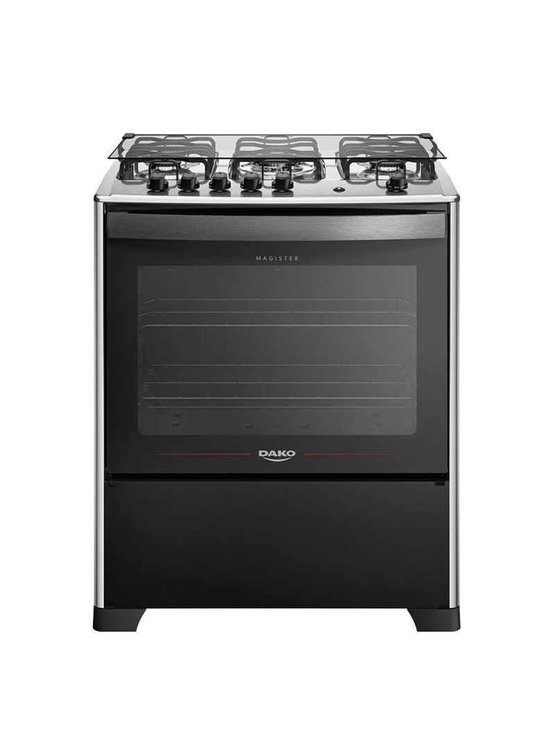 Fogão 5 Bocas Dako Automático Magister Preto Bivolt