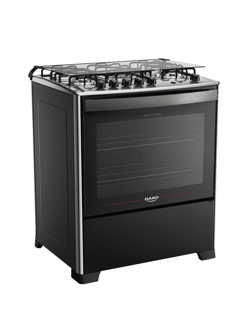 Fogão 5 Bocas Dako Automático Magister Preto Bivolt