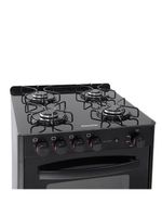 Fogão 4 Bocas Suggar Automático Mesa De Vidro Cook Glass Preto Bivolt