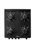 Fogão 4 Bocas Suggar Automático Mesa De Vidro Cook Glass Preto Bivolt
